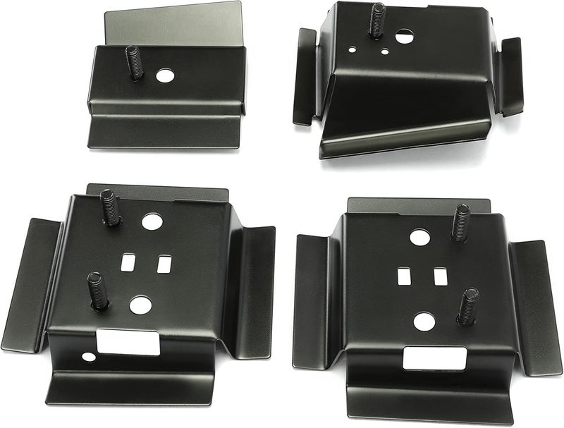Kojem Seat Brackets Compatible with 1978-1988 Buick Regal, Chevrolet Monte Carlo, Oldsmobile Cutlass Supreme, Pontiac Grand Prix, GMC Caballero Any G-Body Vehicle Rail Mounting Bracket - 4 Piece Set - Image 4